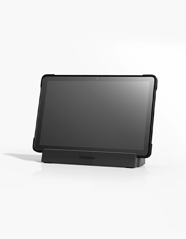오더메이트 고급 태블릿 장비 포스뱅크(POSBANK) PAI TAB 반측면 이미지